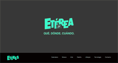 Desktop Screenshot of eterea.tv