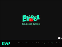 Tablet Screenshot of eterea.tv